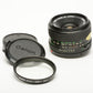 Canon FD 28mm f/2.8 Wide Angle Lens w/Caps, UV