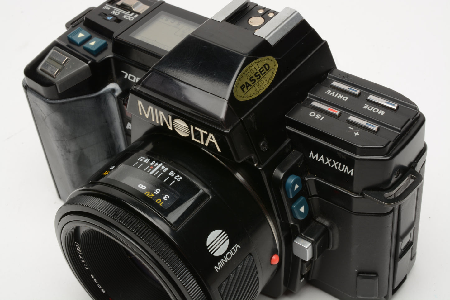 Minolta Maxxum 7000 35mm SLR w/50mm f1.7 bundle, Case+manual