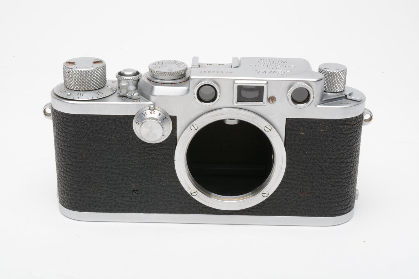 Leica IIIf 35mm rangefinder camera red dial, works great!  Very nice & clean