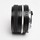 Nikon Series E 28mm f2.8 Wide angle lens, caps, good *Read