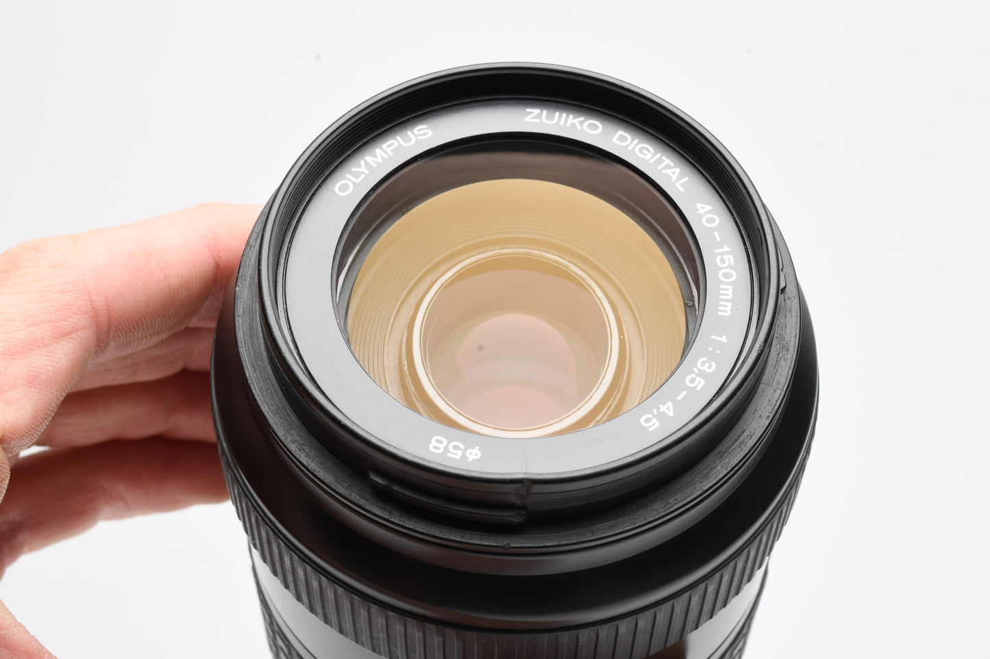 Olympus Digital 40-150mm f3.5-4.5 Zoom Lens for 4/3 Mount, Hood, Great