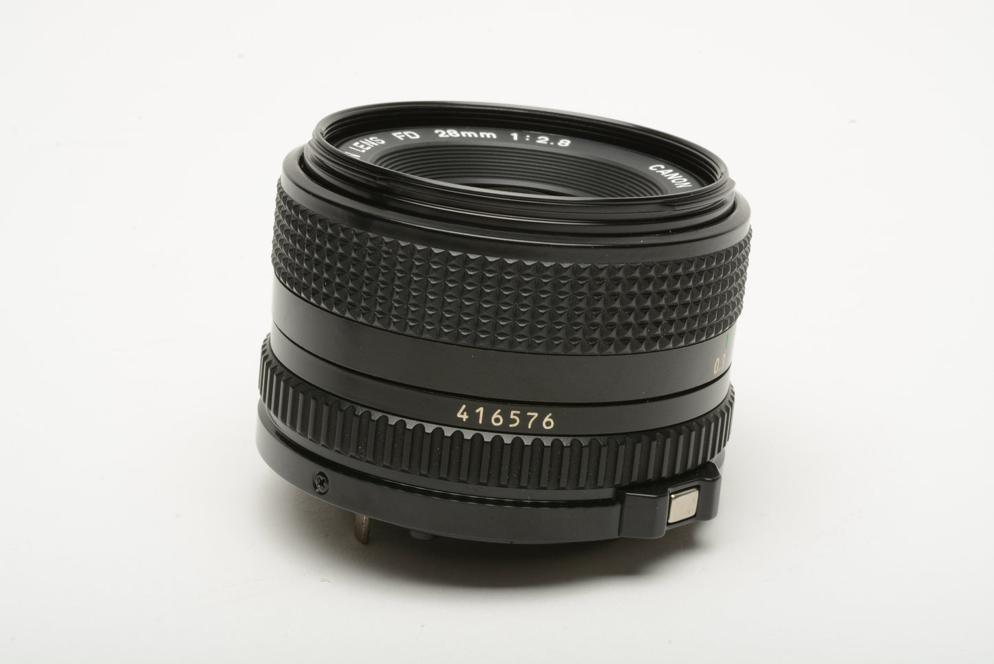 Canon FD 28mm f/2.8 Wide Angle Lens w/Caps, UV