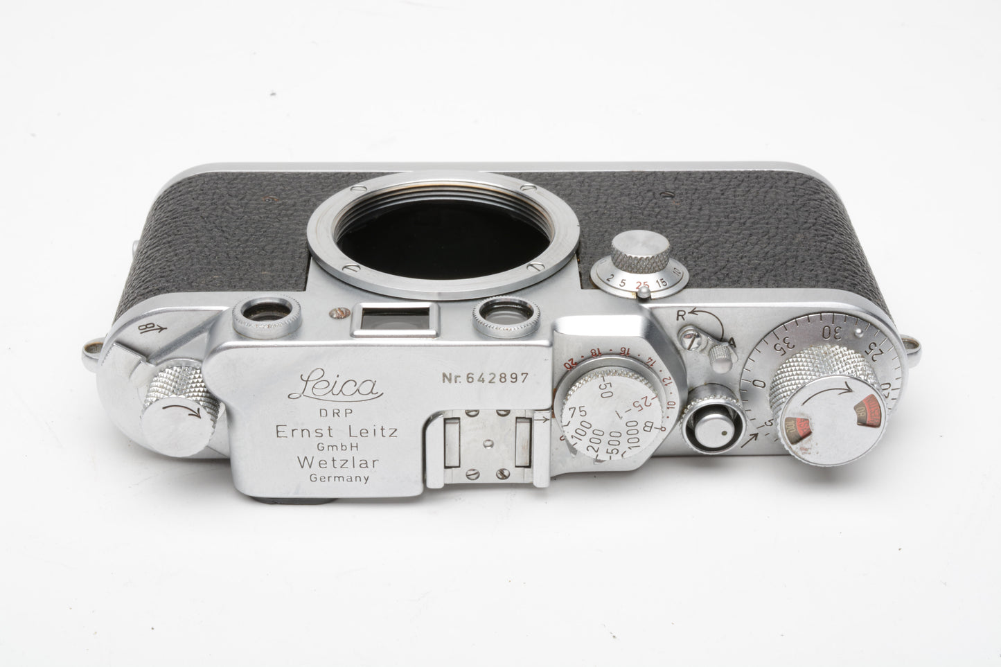 Leica IIIf 35mm rangefinder camera red dial, works great!  Very nice & clean