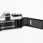 Canon AE-1 35mm SLR Camera w/50mm f1.8 Lens, UV, New Seals! Very clean!