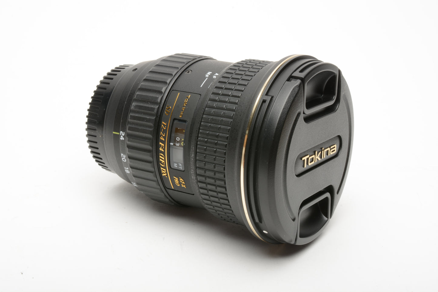 Tokina 12-24mm f4  AT-X124 Pro DX wide zoom for Nikon, Mint, Boxed