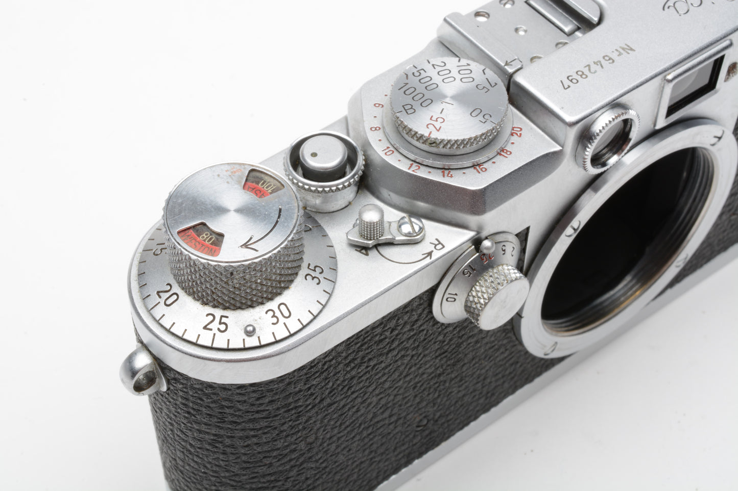 Leica IIIf 35mm rangefinder camera red dial, works great!  Very nice & clean