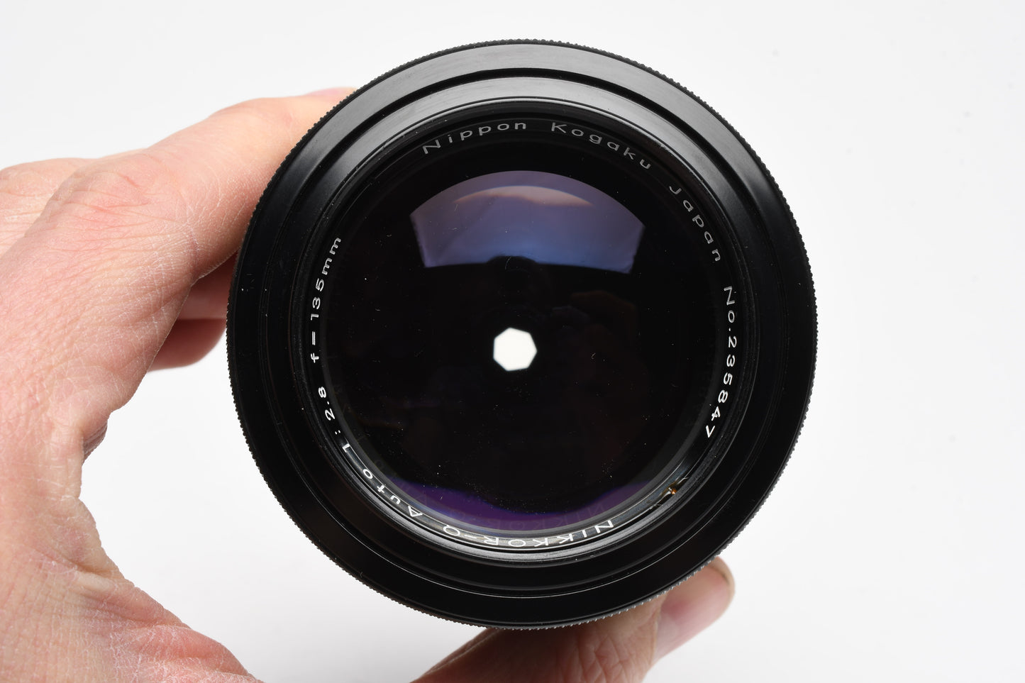 Nikon Nikkor-Q 135mm f2.8 Non-AI lens, bargain, still good, w/Caps, Box