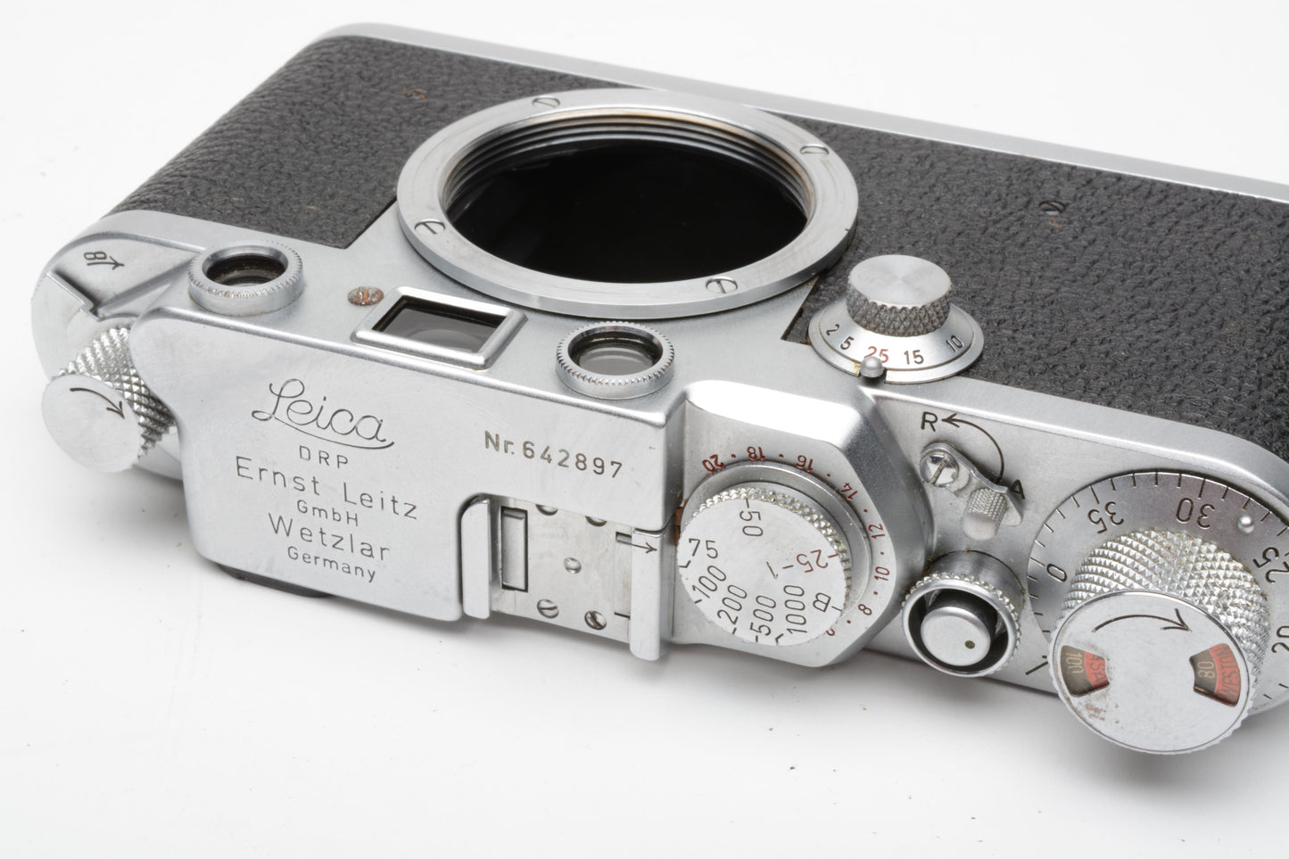 Leica IIIf 35mm rangefinder camera red dial, works great!  Very nice & clean