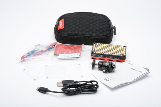 Aputure Amaran AL-MX Bi-Color LED Mini Light, filters, case, nice!
