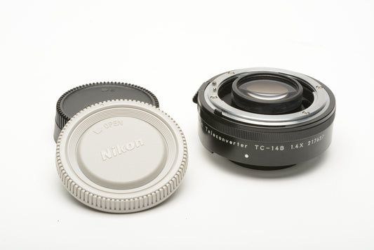 Nikon Teleconverter TC-14B 1.4X w/Caps