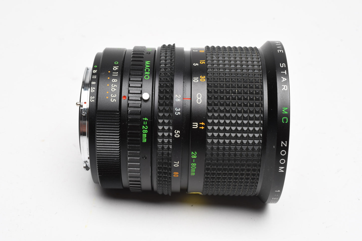 TOU/Five Star 28-80mm f3.5-4.5 Macro Zoom, FX Mount, UV, Caps