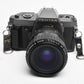 Pentax P30T 35mm SLR w/Takumar-A 28-80mm zoom, strap, tested, *Read
