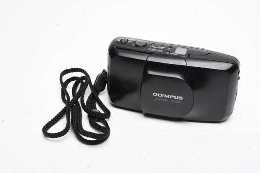 Olympus Stylus Zoom 35mm Point&Shoot w/35-70mm zoom, Great! +Strap