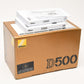 Nikon D500 DSLR Body, USA, Boxed, Mint-, Only 1376 Acts!!!