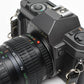 Pentax P30T 35mm SLR w/Takumar-A 28-80mm zoom, strap, tested, *Read