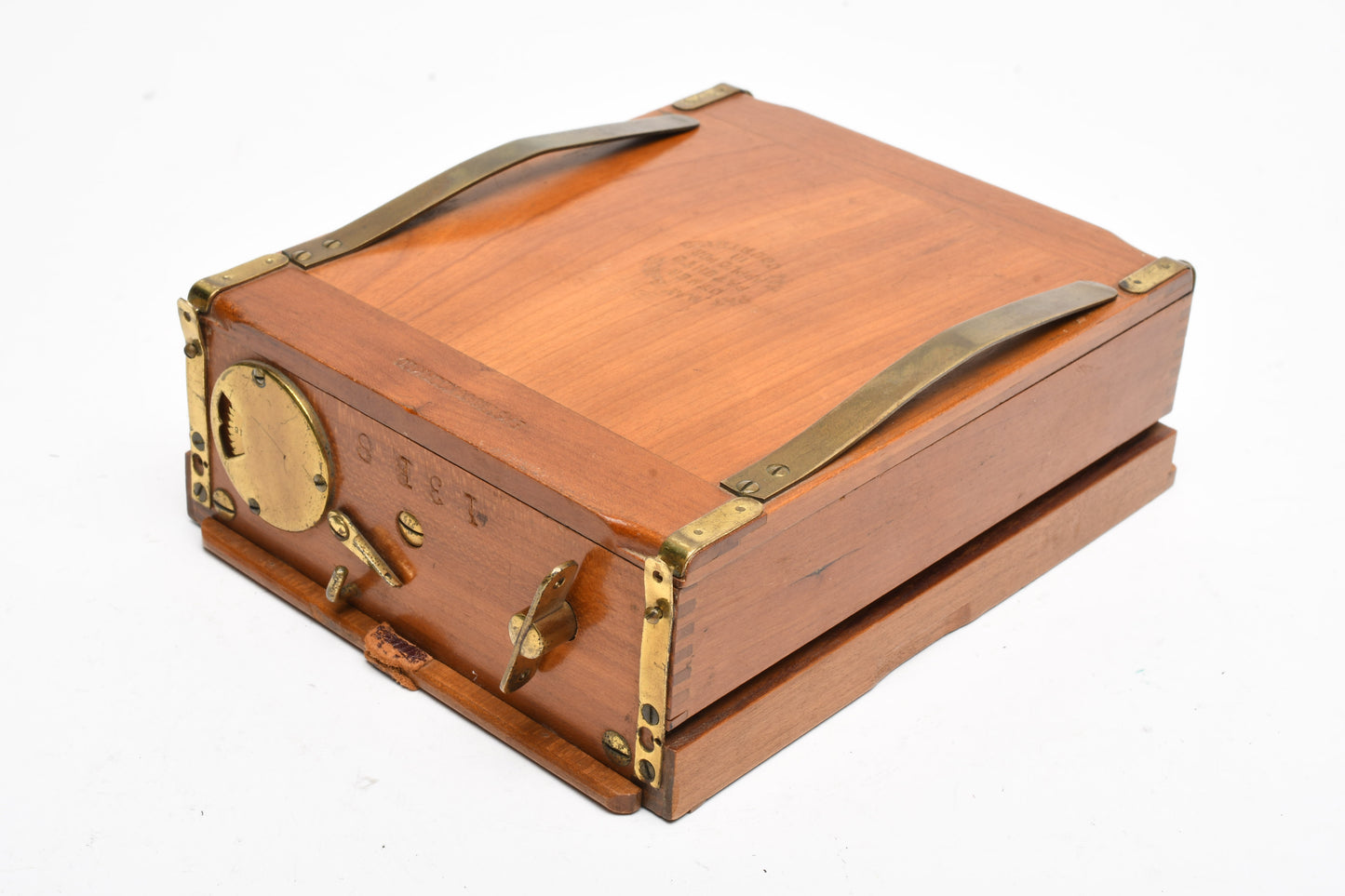 Kodak vintage 4x5 to 5" roll film adapter, wood, great quality