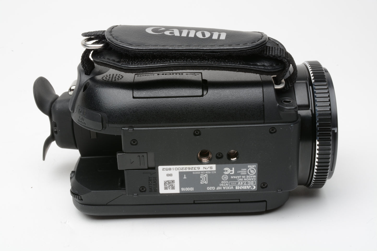Canon HFG20 HD CMOS Pro Camcorder, batt+AC+hood, very nice