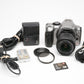 Canon Digital Rebel w/18-55mm f3.5-5.6 zoom, batt., charger, strap, case, 1GB CF card