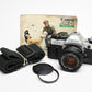 Canon AE-1 Program 35mm SLR Camera w/50mm f1.8, New Seals, Manual, Nice