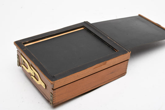 Kodak vintage 4x5 to 5" roll film adapter, wood, great quality