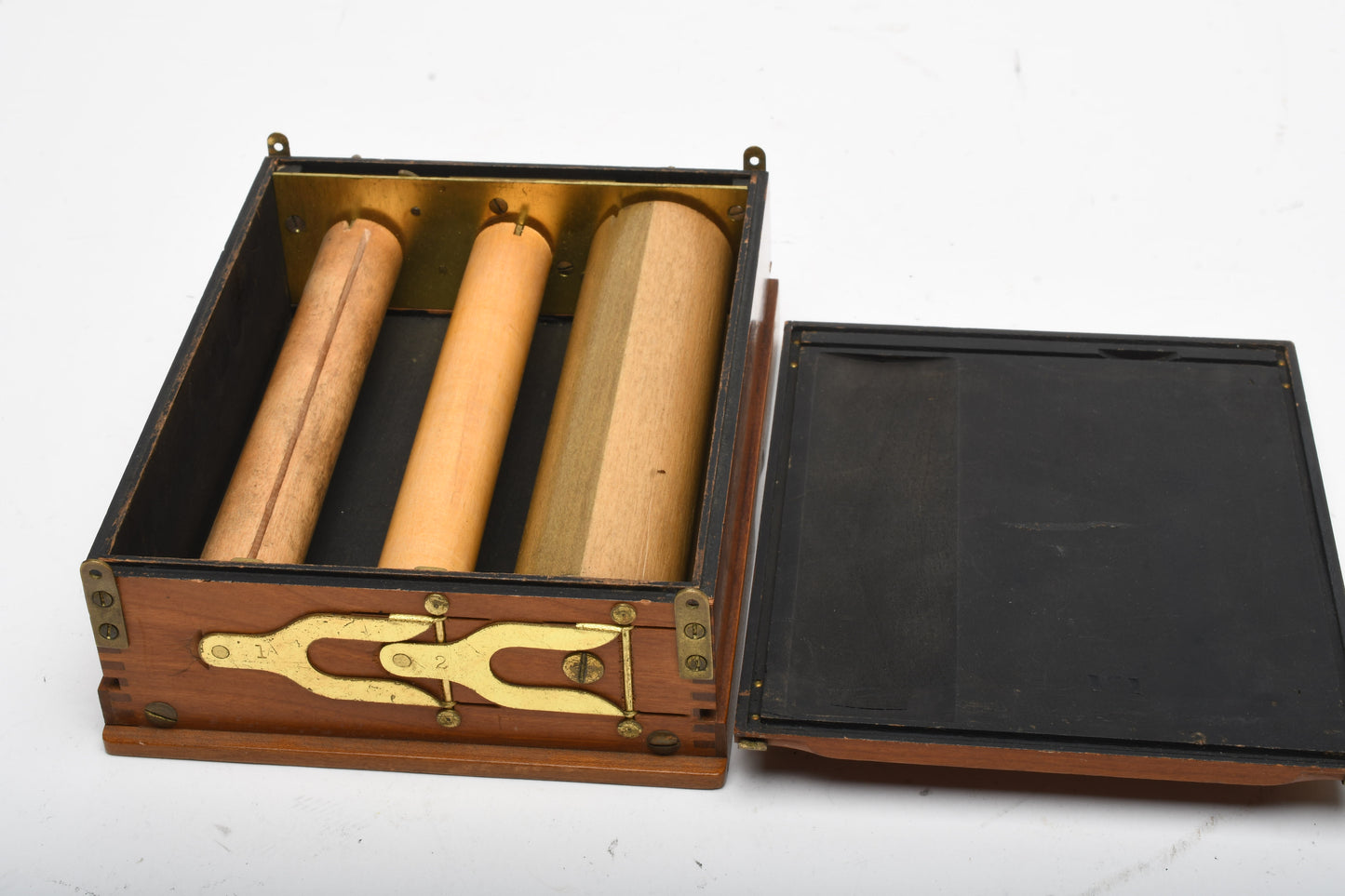 Kodak vintage 4x5 to 5" roll film adapter, wood, great quality