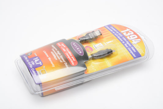 Belkin 6pin to 4pin 6' 1394 data cable NIB 14.7'
