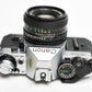 Canon AE-1 Program 35mm SLR Camera w/50mm f1.8, New Seals, Manual, Nice