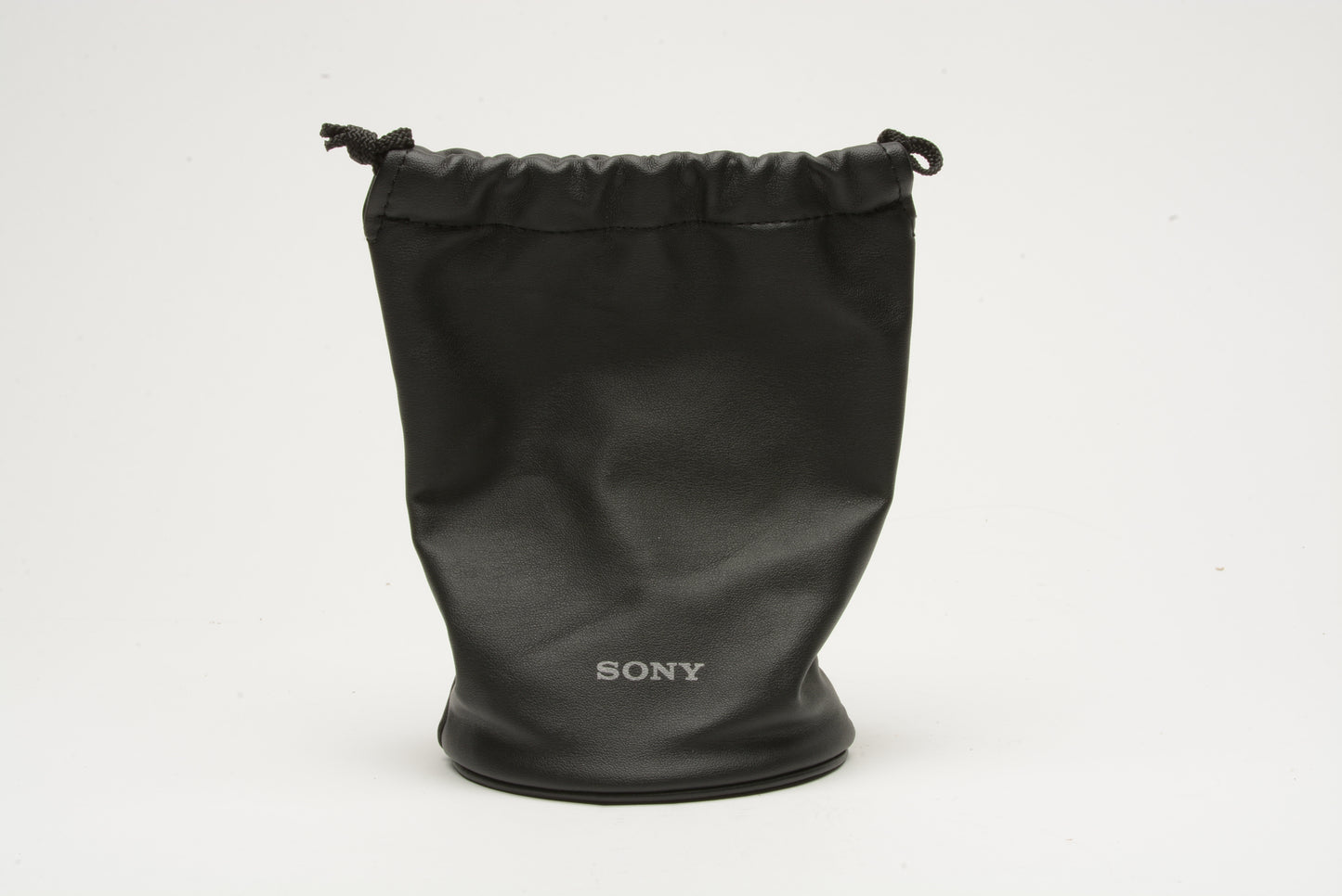 Sony string tie soft lens pouch 6" tall x 3.5", nice & clean