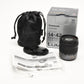 Panasonic Lumix G Vario 14-42mm F3.5-5.6 Mega O.I.S. Zoom Lens, Pouch, Mint-