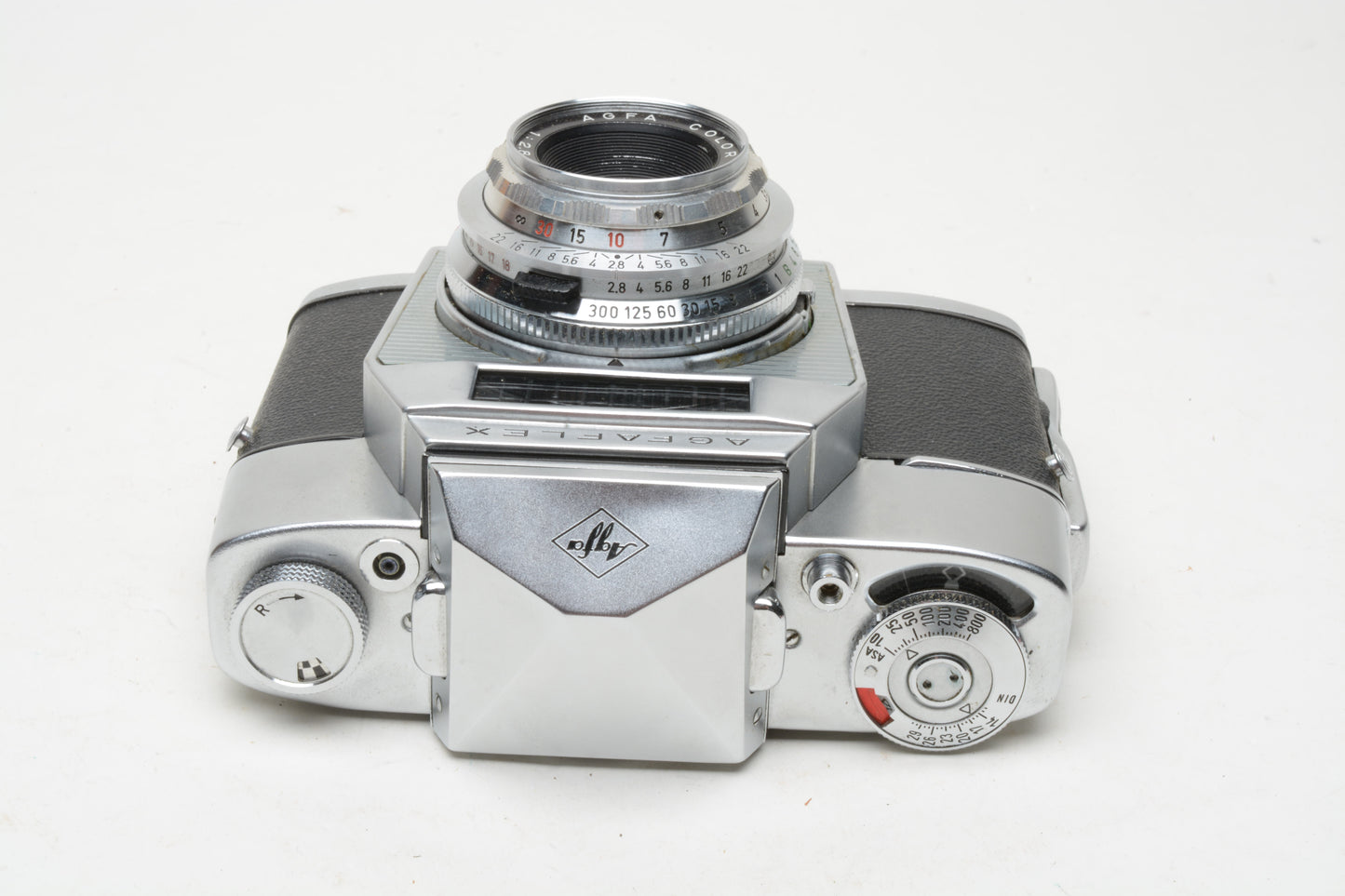 Agfa Agfaflex 35mm Film Camera w/Apotar 50mm f2.8 Lens, case, Parts/Repair