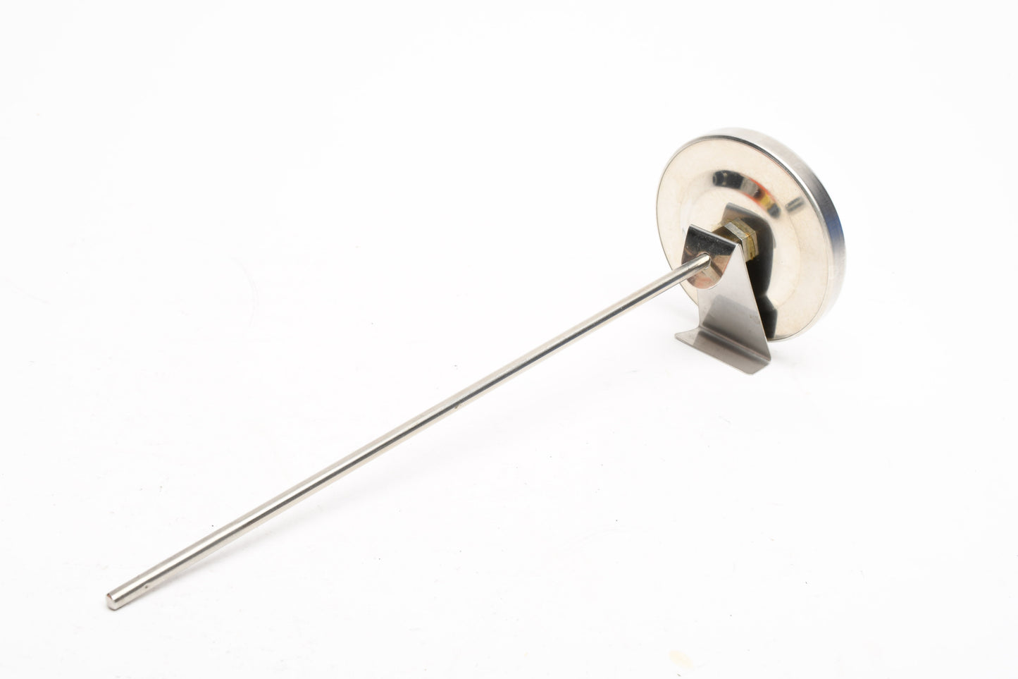 2.5" Premier Dial thermometer w/8" post + tray clip