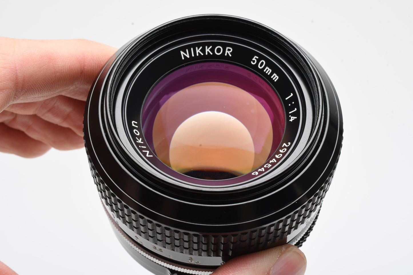 Nikon Nikkor 50mm f1.4 (Non-AI) Prime lens, caps, Sharp & Clean