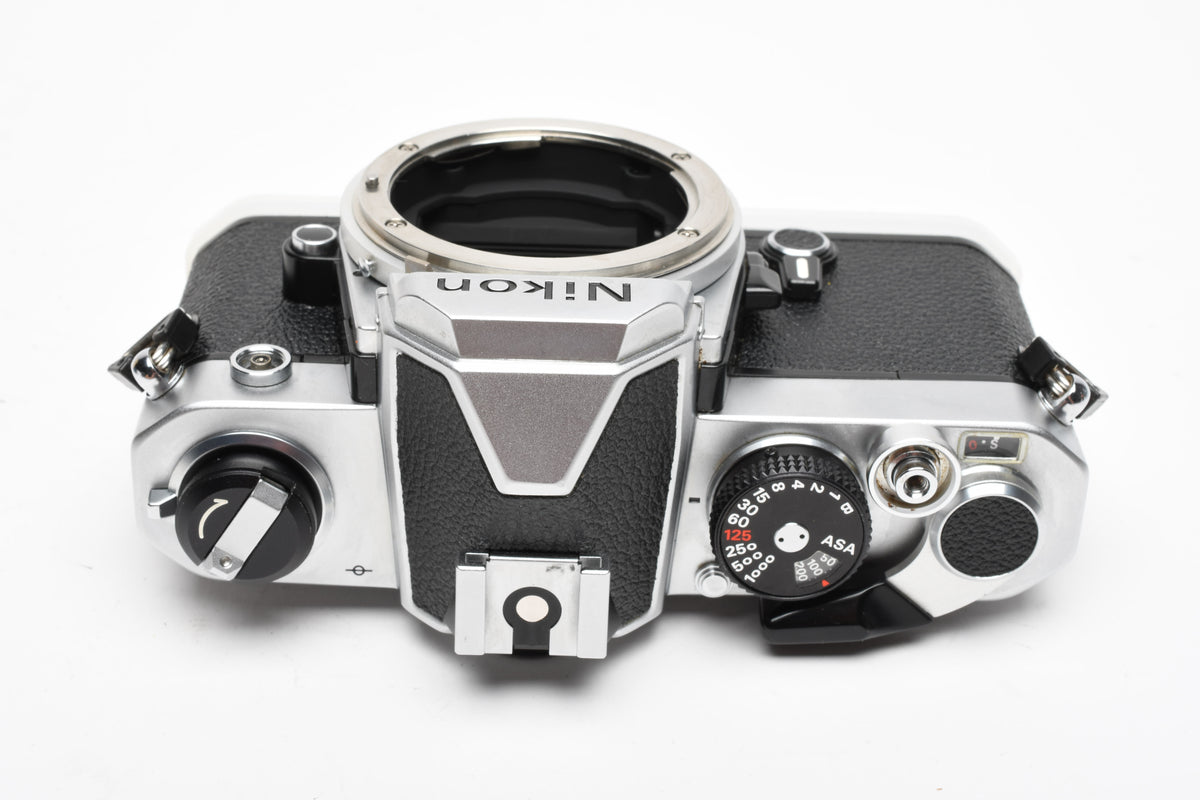 Nikon FM Chrome 35mm SLR Body, New seals, Boxed, Great!