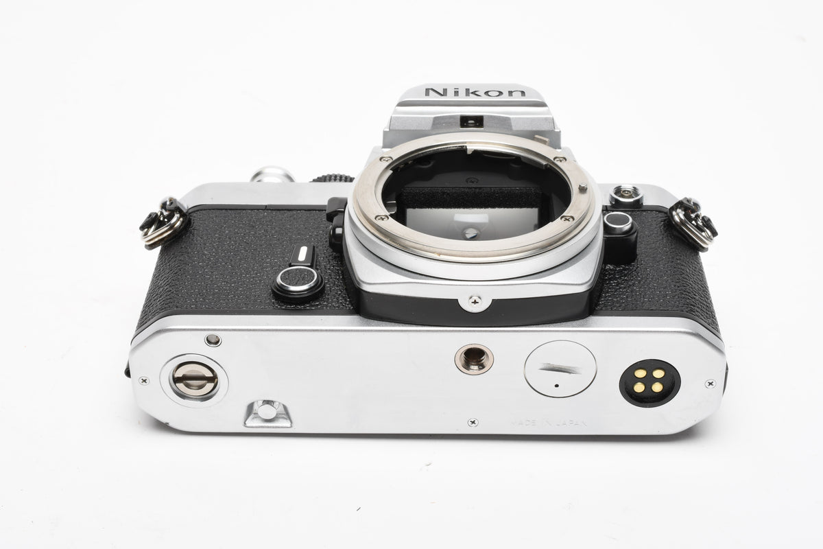 Nikon FM Chrome 35mm SLR Body, New seals, Boxed, Great!