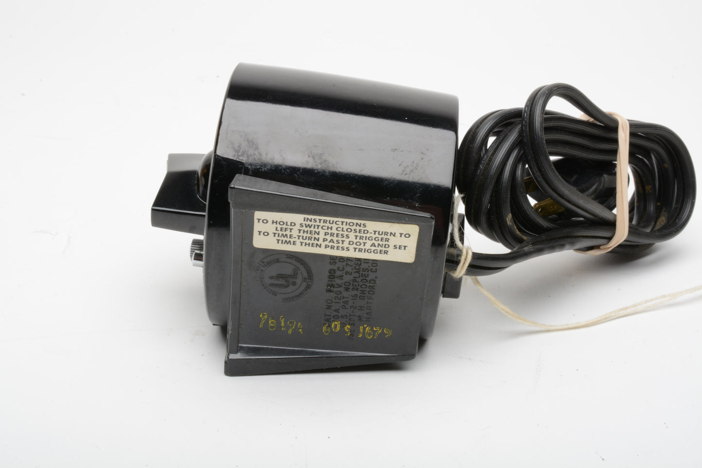 M. H. Rhodes Mark Time darkroom printing timer, New - Never used