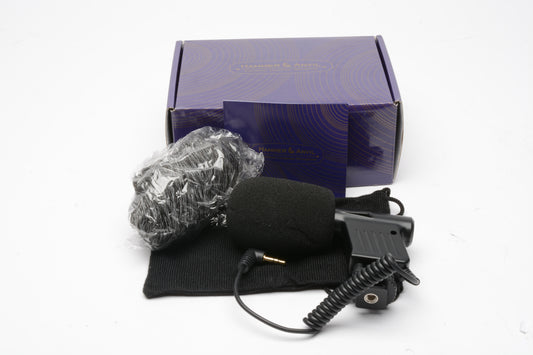 Hammer & Anvil Directional Condenser Microphone w/Dead cat, New