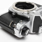 Nikon FM Chrome 35mm SLR Body, New seals, Boxed, Great!