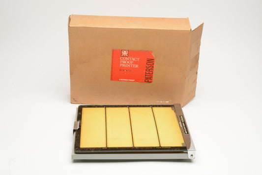 Paterson Contact Proof Printer 6x6cm, Medium format, 120/220 film, Boxed