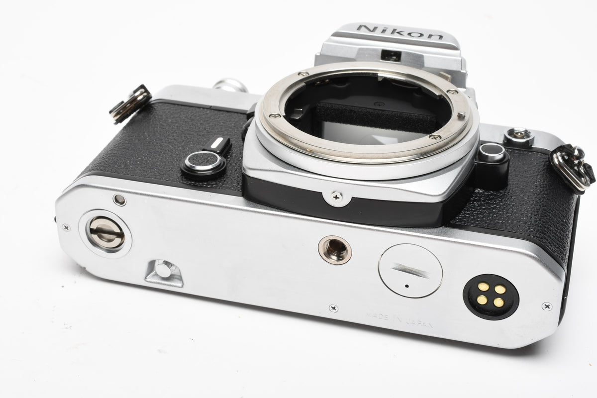 Nikon FM Chrome 35mm SLR Body, New seals, Boxed, Great!