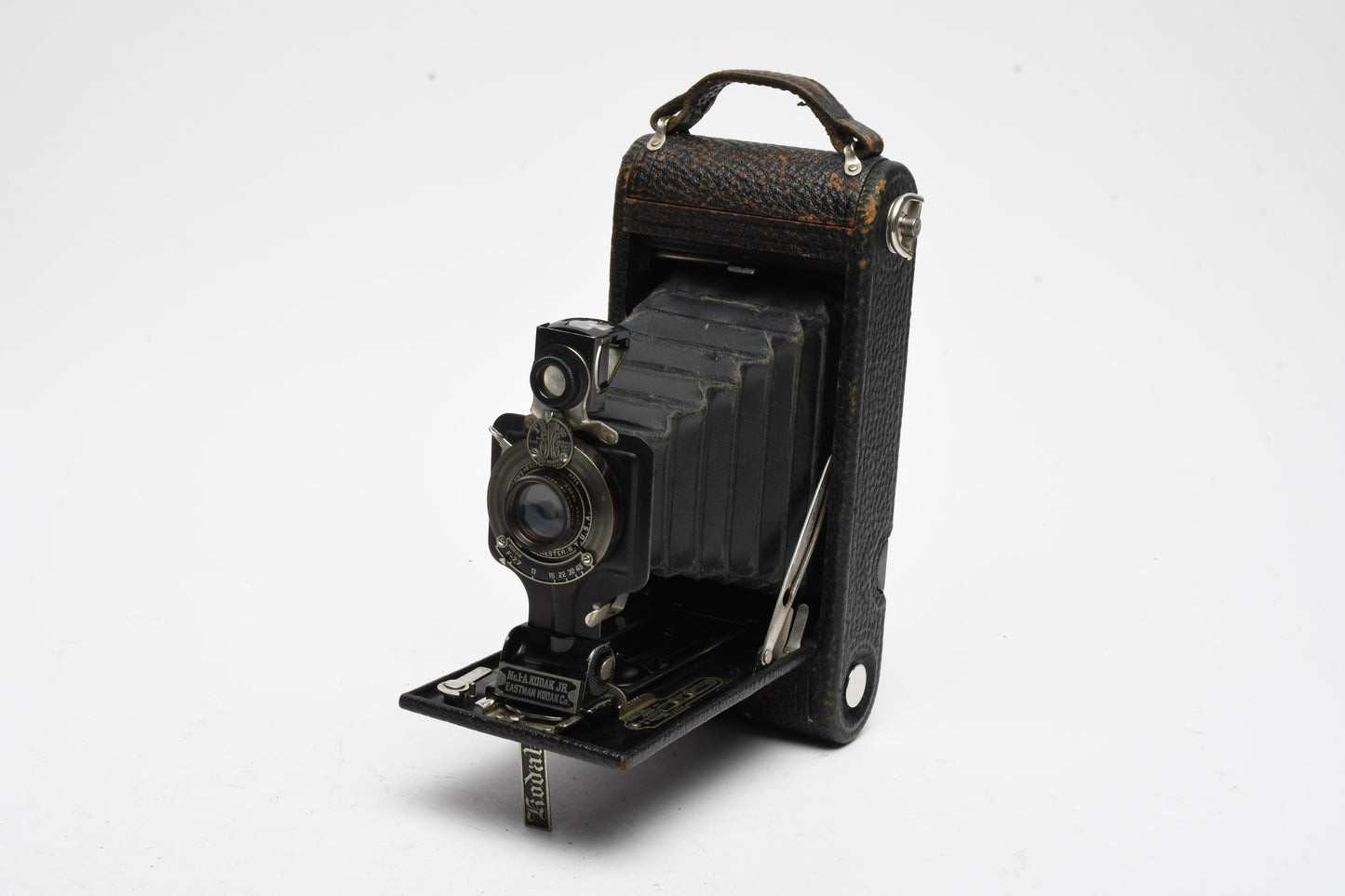 Kodak 1A Junior 116 folding vintage camera w/case, works