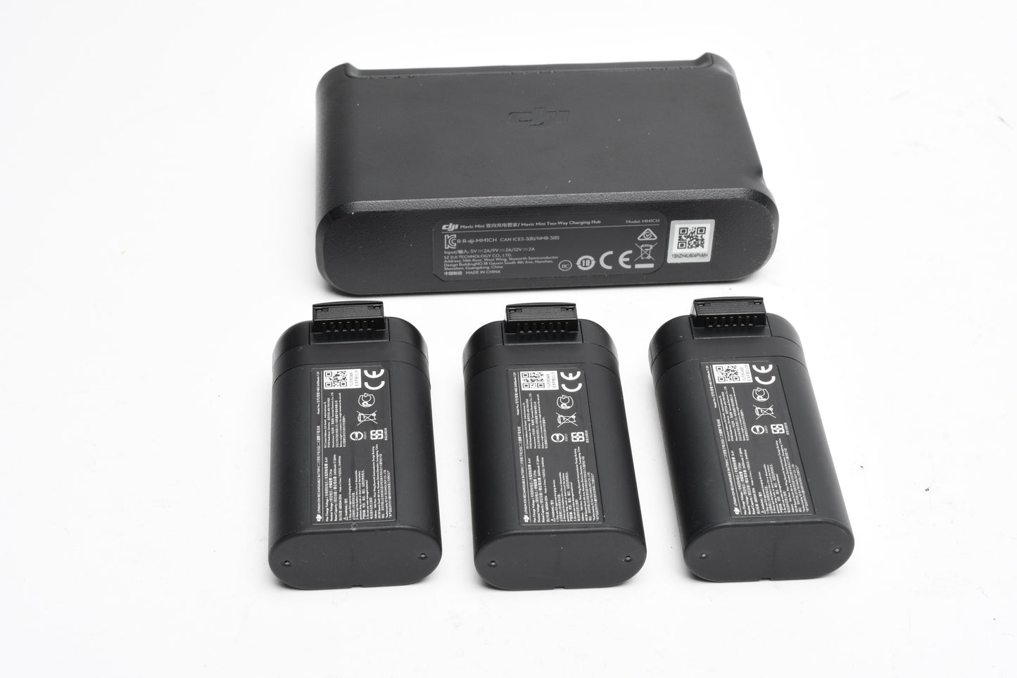 DJI Mavic Mini Ultra Light w/3batts, remote, Tested, (Unbound), Great