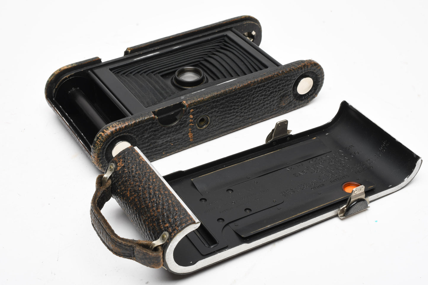 Kodak 1A Junior 116 folding vintage camera w/case, works