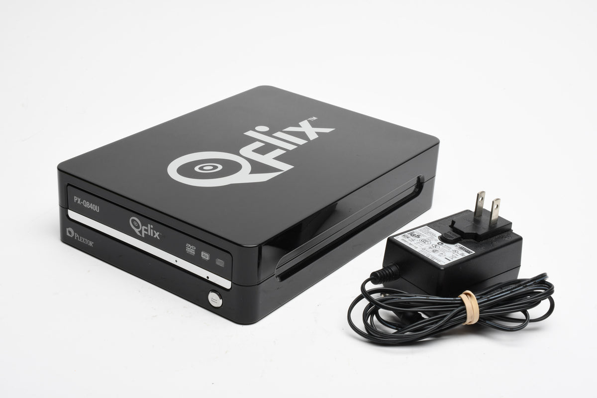Plextor PX-Q840U External DVD + RW Qflix Drive – USB 2.0, +AC, Tested