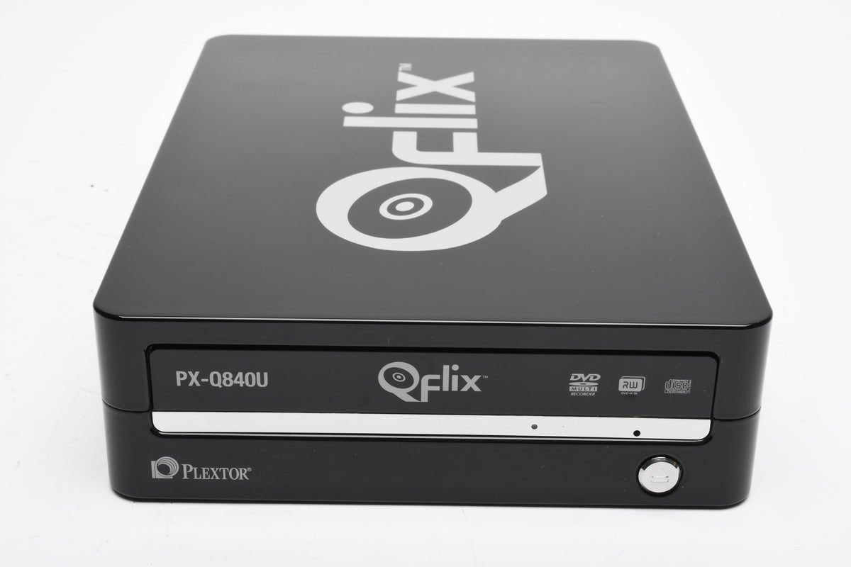 Plextor PX-Q840U External DVD + RW Qflix Drive – USB 2.0, +AC, Tested