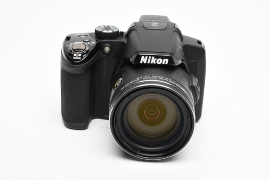 Nikon Coolpix P510 16.1MP Digital Point&Shoot bundle w/batt, manual, Great!