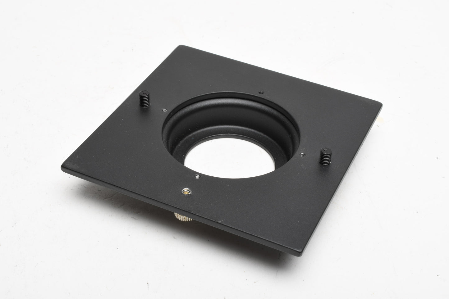 8022 Beseler 4"x4" Lens Board w/ Recession For 23C, 45M, CB7- 39mm Opening, New