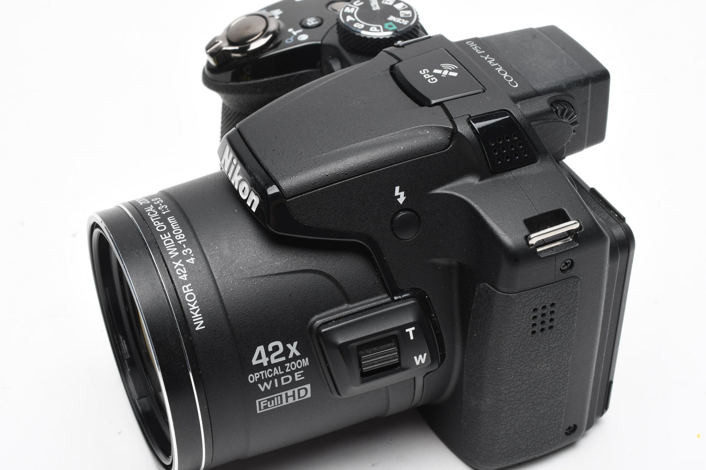 Nikon Coolpix P510 16.1MP Digital Point&Shoot bundle w/batt, manual, Great!