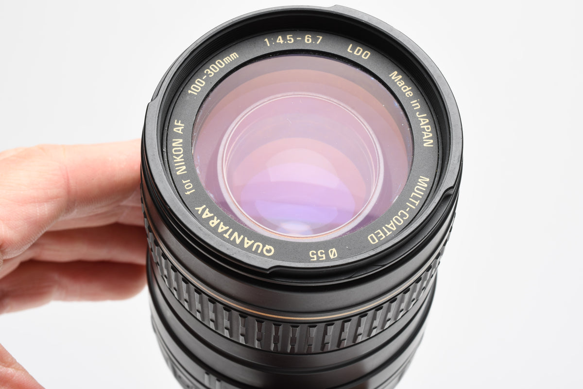 Sigma Quantaray AF 100-300mm f4.5-6.7 MC LDO Telephoto zoom lens for Nikon F