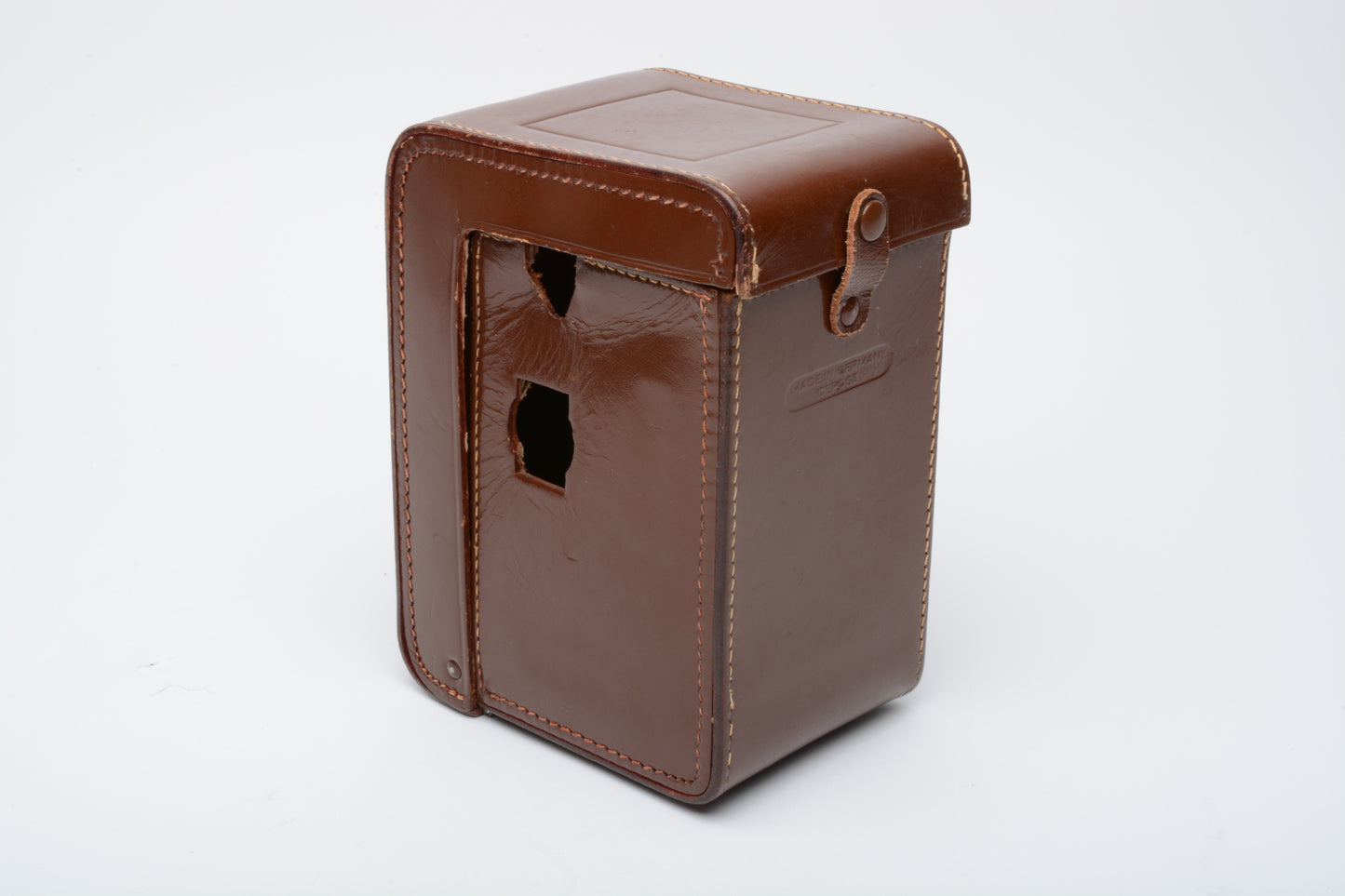 Rollei Magic leather brown case for TLR, nice & clean