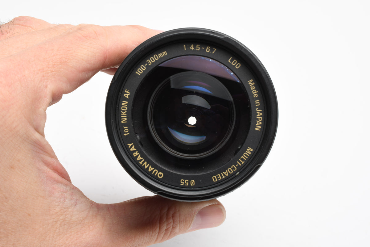 Sigma Quantaray AF 100-300mm f4.5-6.7 MC LDO Telephoto zoom lens for Nikon F